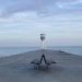 Arne Jacobsen's famous lifeguard tower at Bellevue Beach
