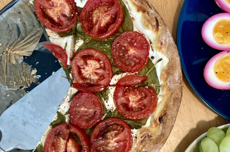 Easy Tomato Tarte with Quark Oil Dough