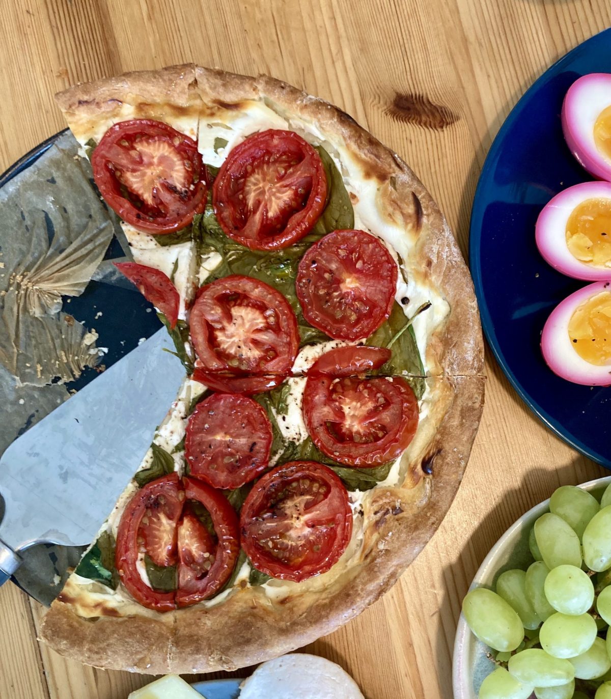 Easy Tomato Tarte with Quark Oil Dough